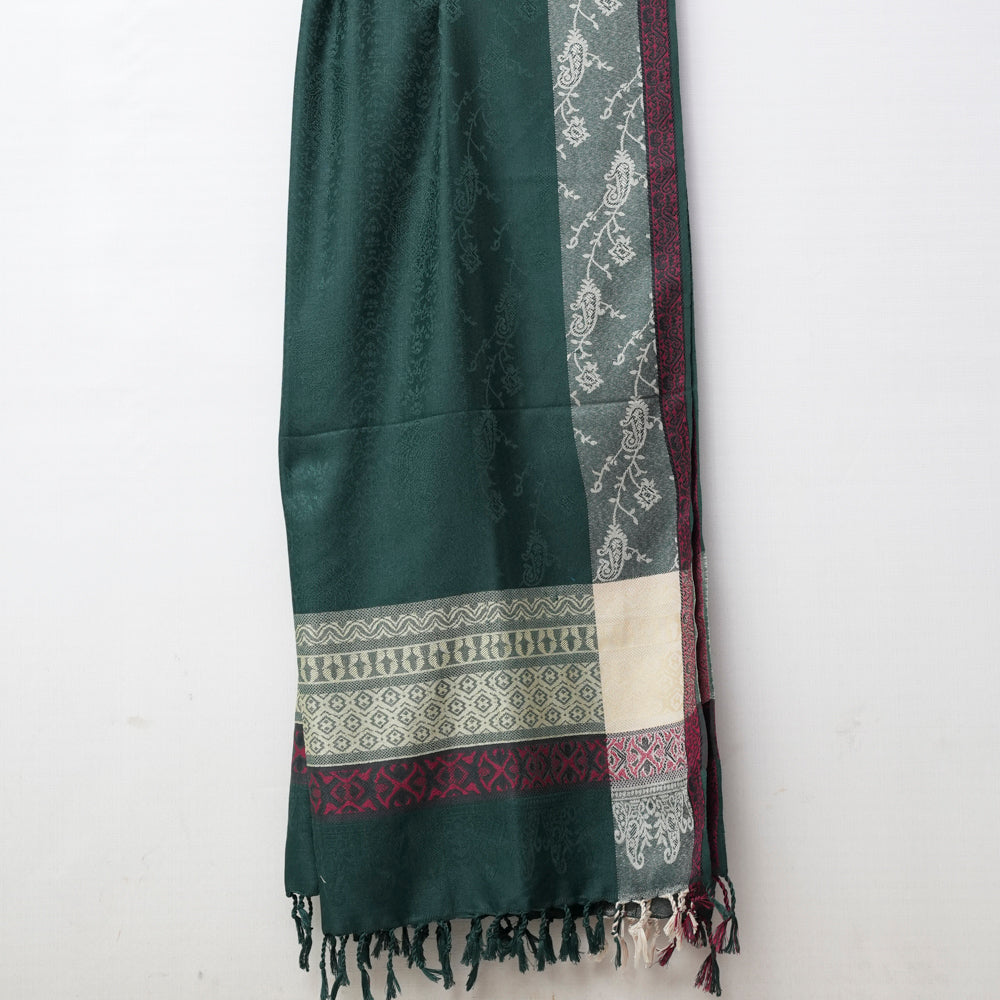 Green Woolen Shawl DUPPATTY WALAY
