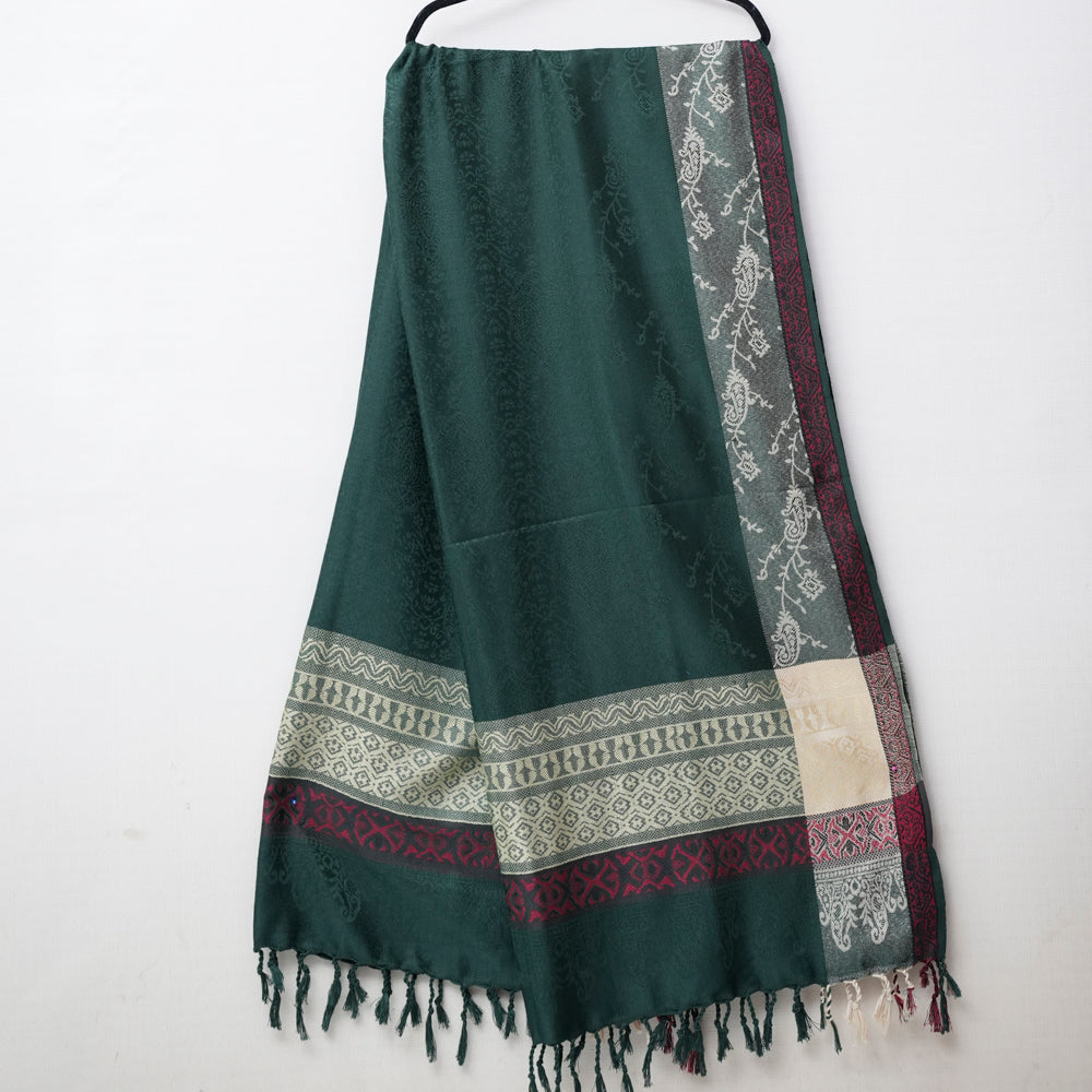 Green Woolen Shawl DUPPATTY WALAY
