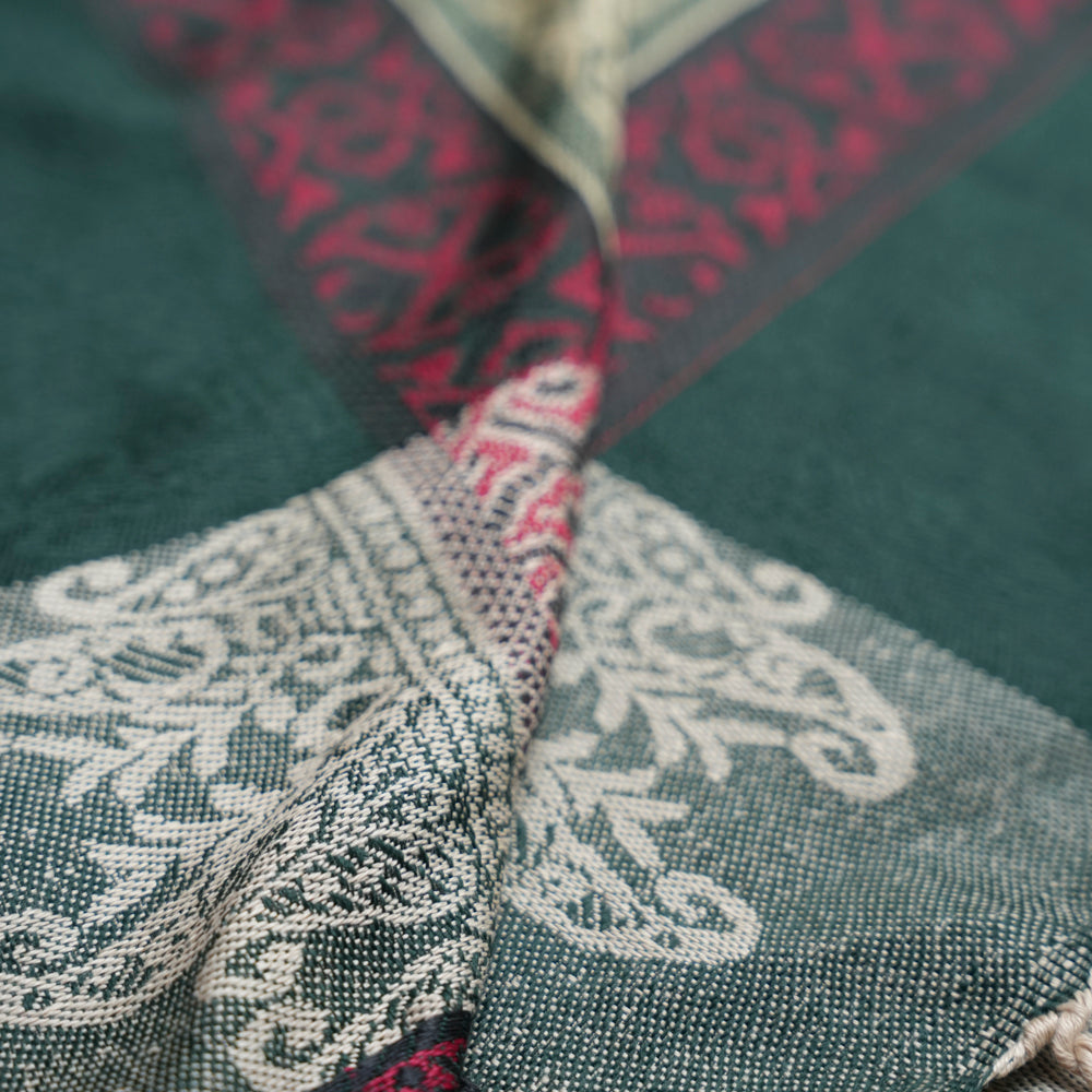 Green Woolen Shawl DUPPATTY WALAY