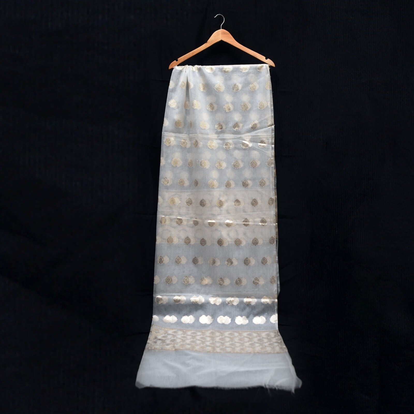 Banarsi All Over Lorex with Two Sided Border Nylon Organza Dupatta
