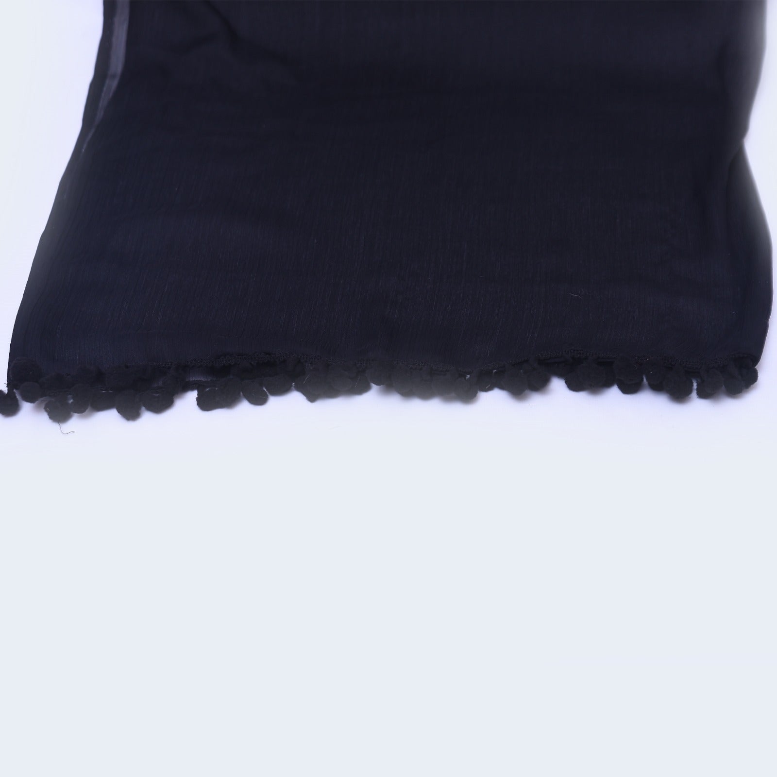 Chiffon Black All sided Lace Dupatta