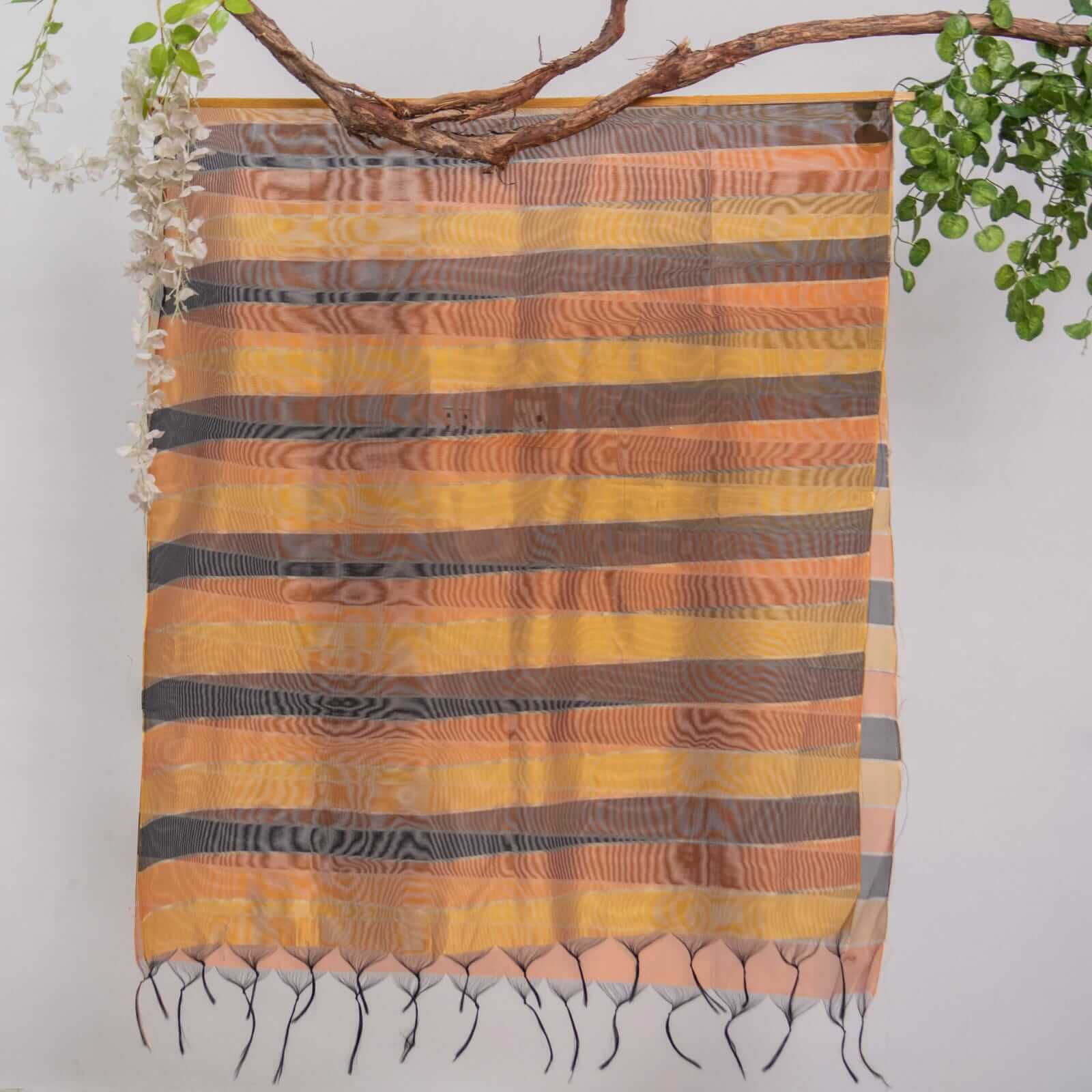 Khaddi Woven Multiple Striped Dupatta