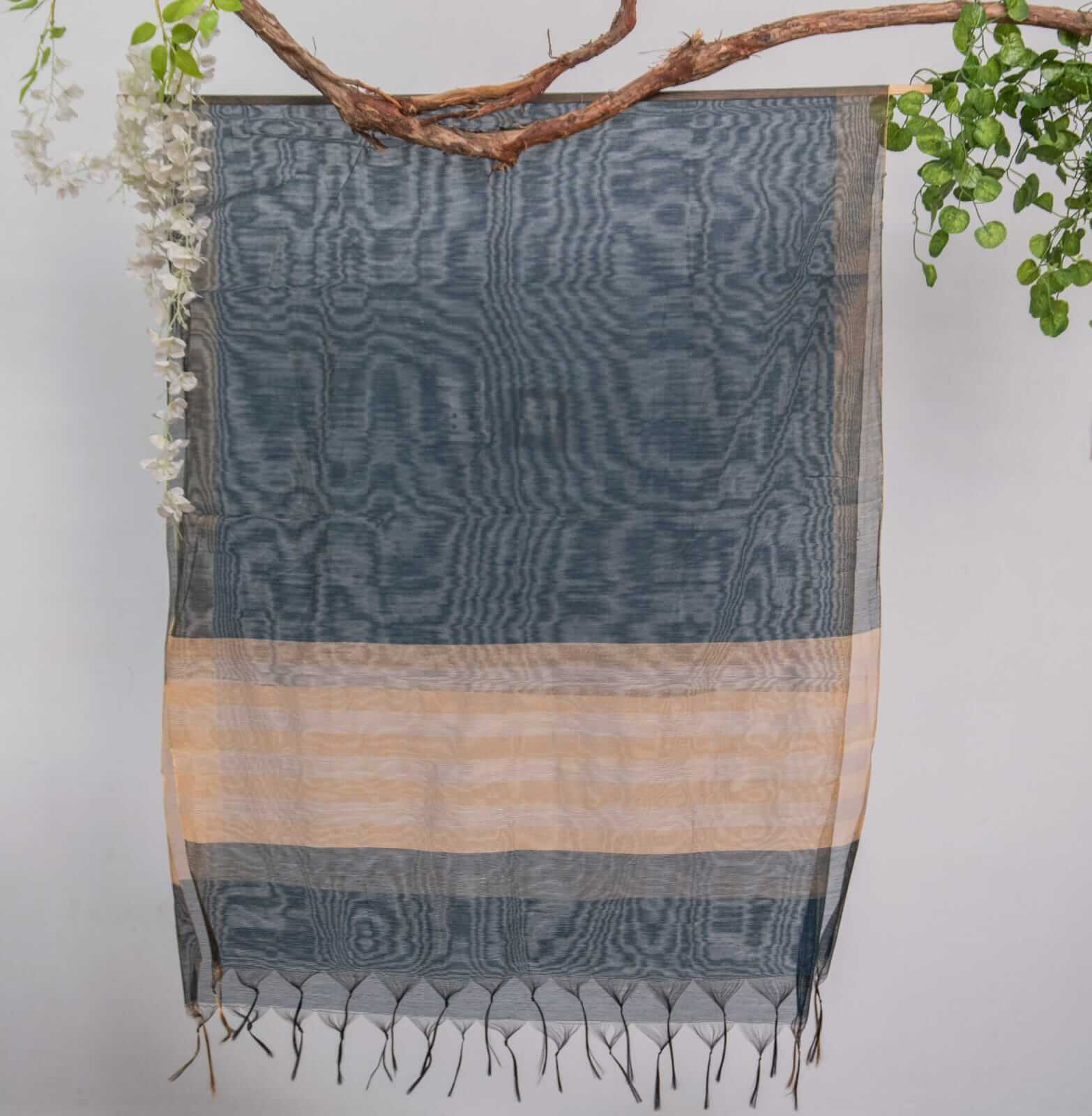 Khaddi Woven Cyprus All Sided Border Dupatta