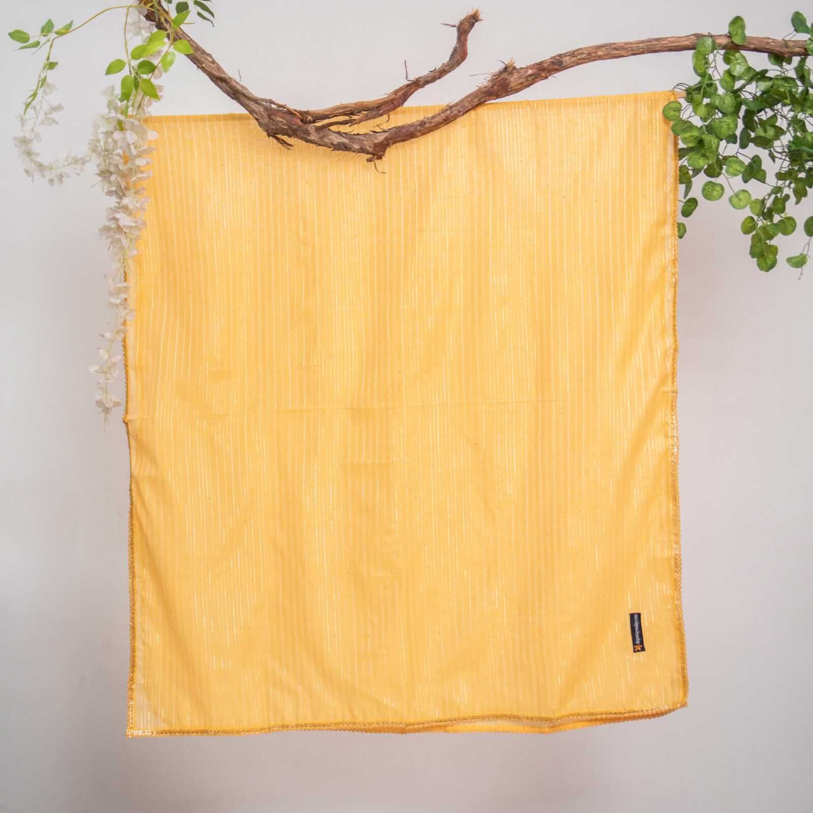 Cotton Amber All Sided Border with Tussle Dupatta