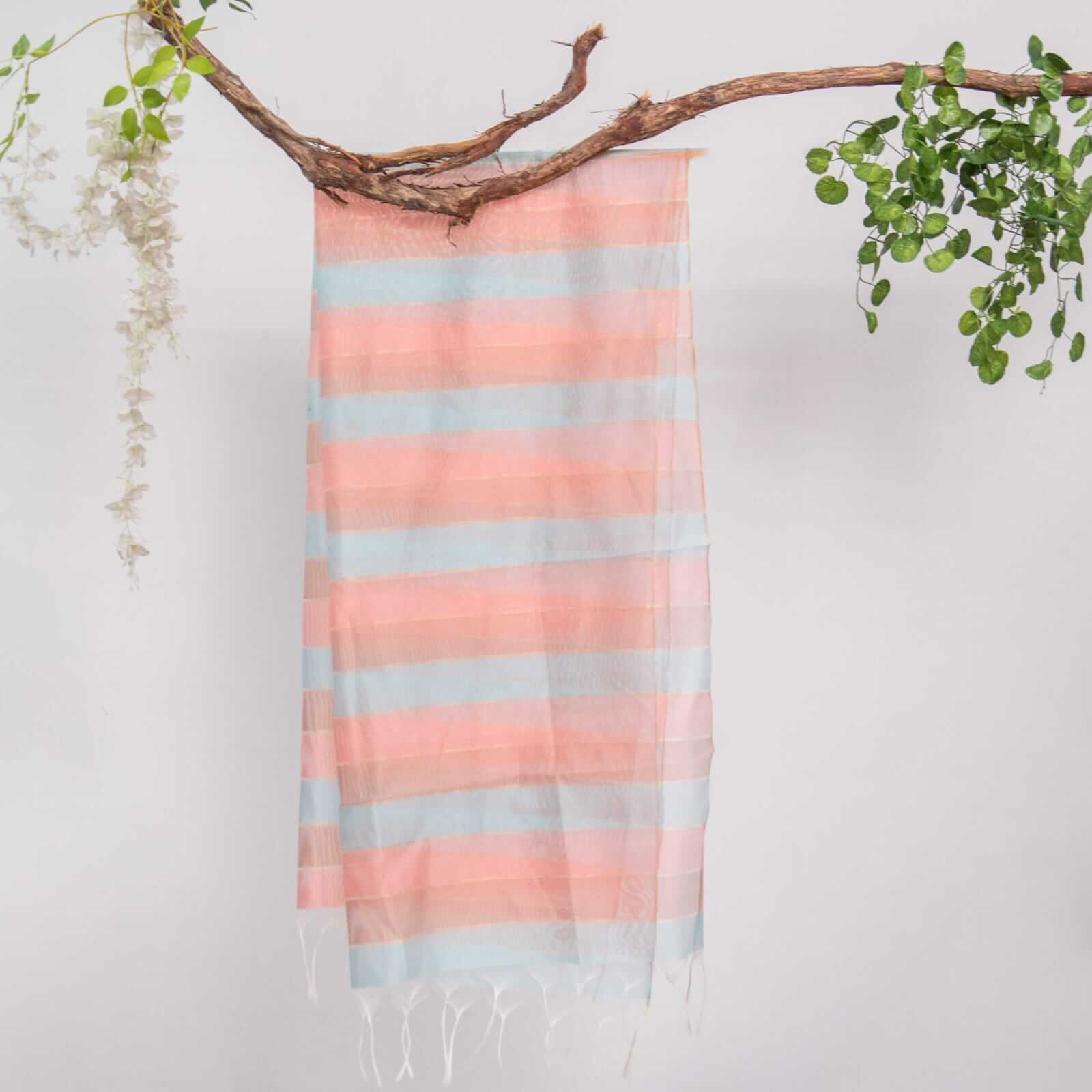 Khaddi Woven Multi Striped Dupatta