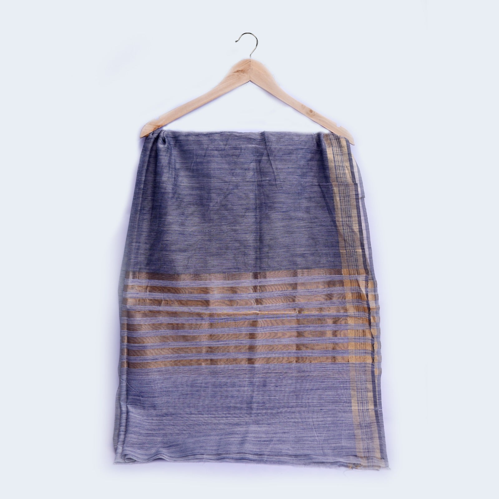 Khaddi Woven Gray Two Sided Border Dupatta