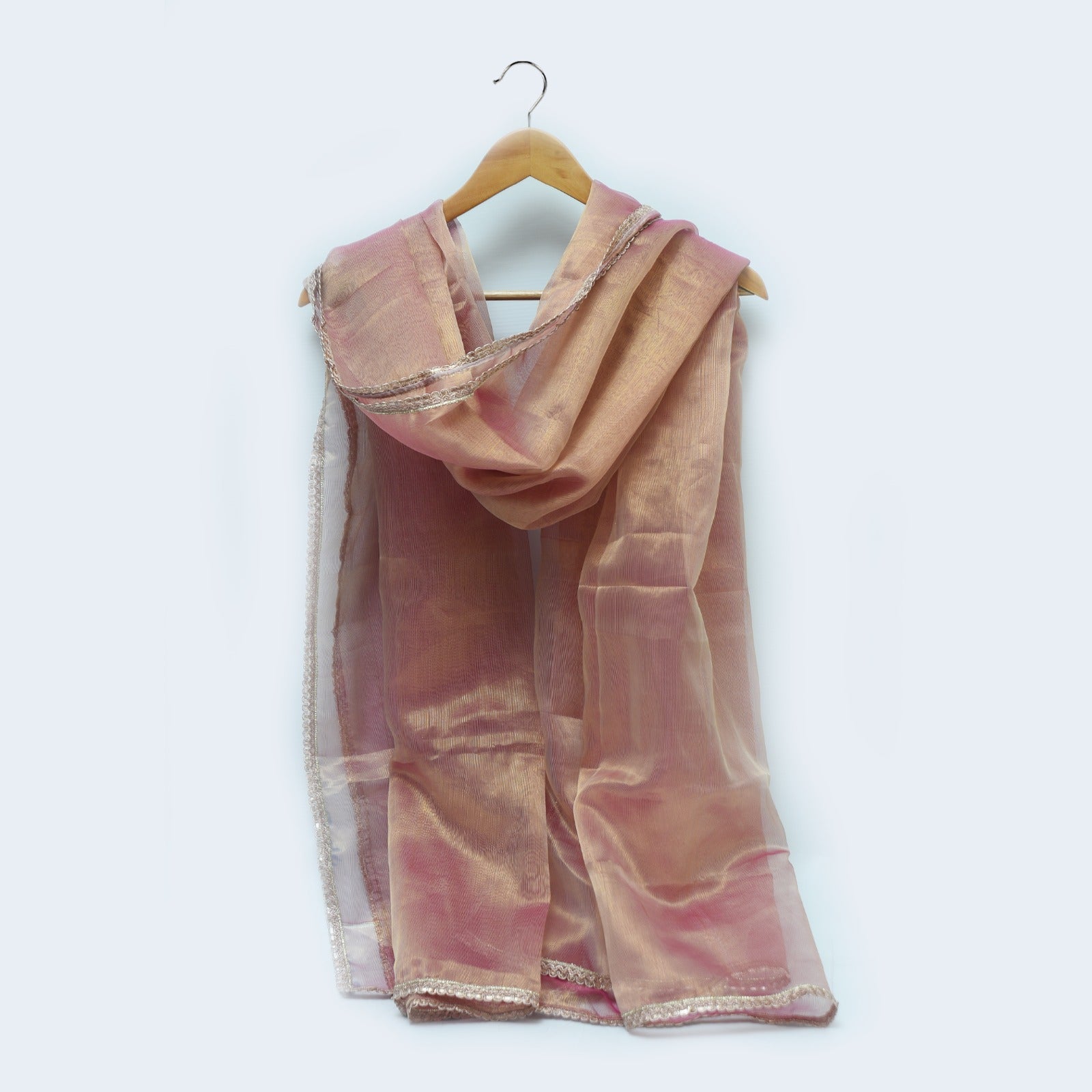 Mesuri Full Lace T-Pink Dupatta