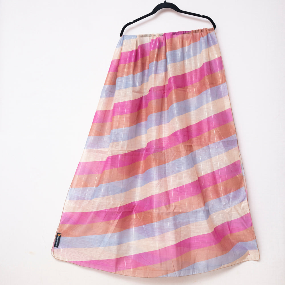 Multicolor Striped Monark Dupatta – Vibrant & Stylish DUPPATTY WALAY