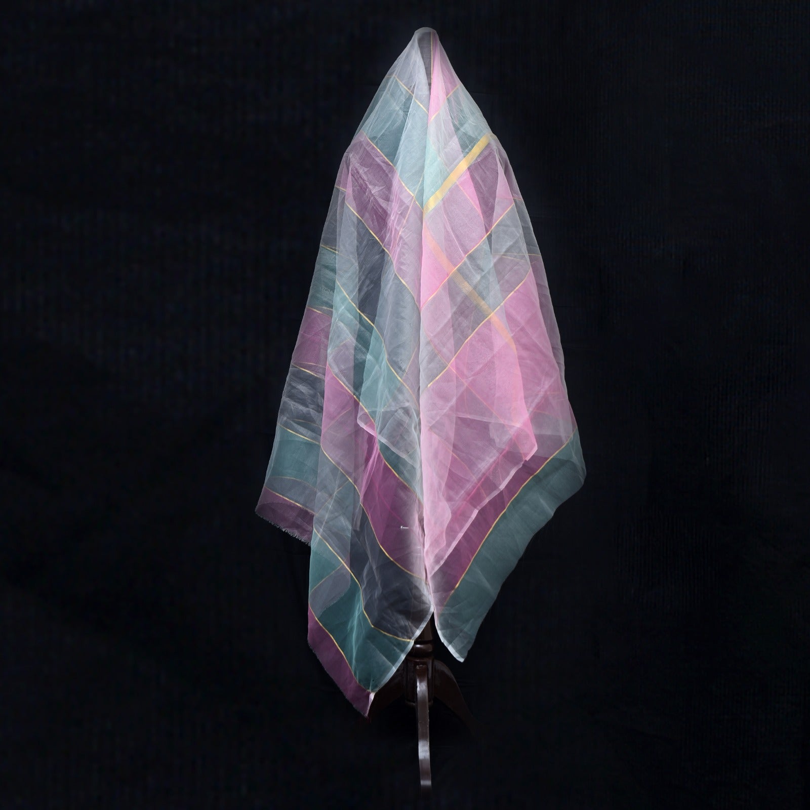Multi Woven Organza Dupatta
