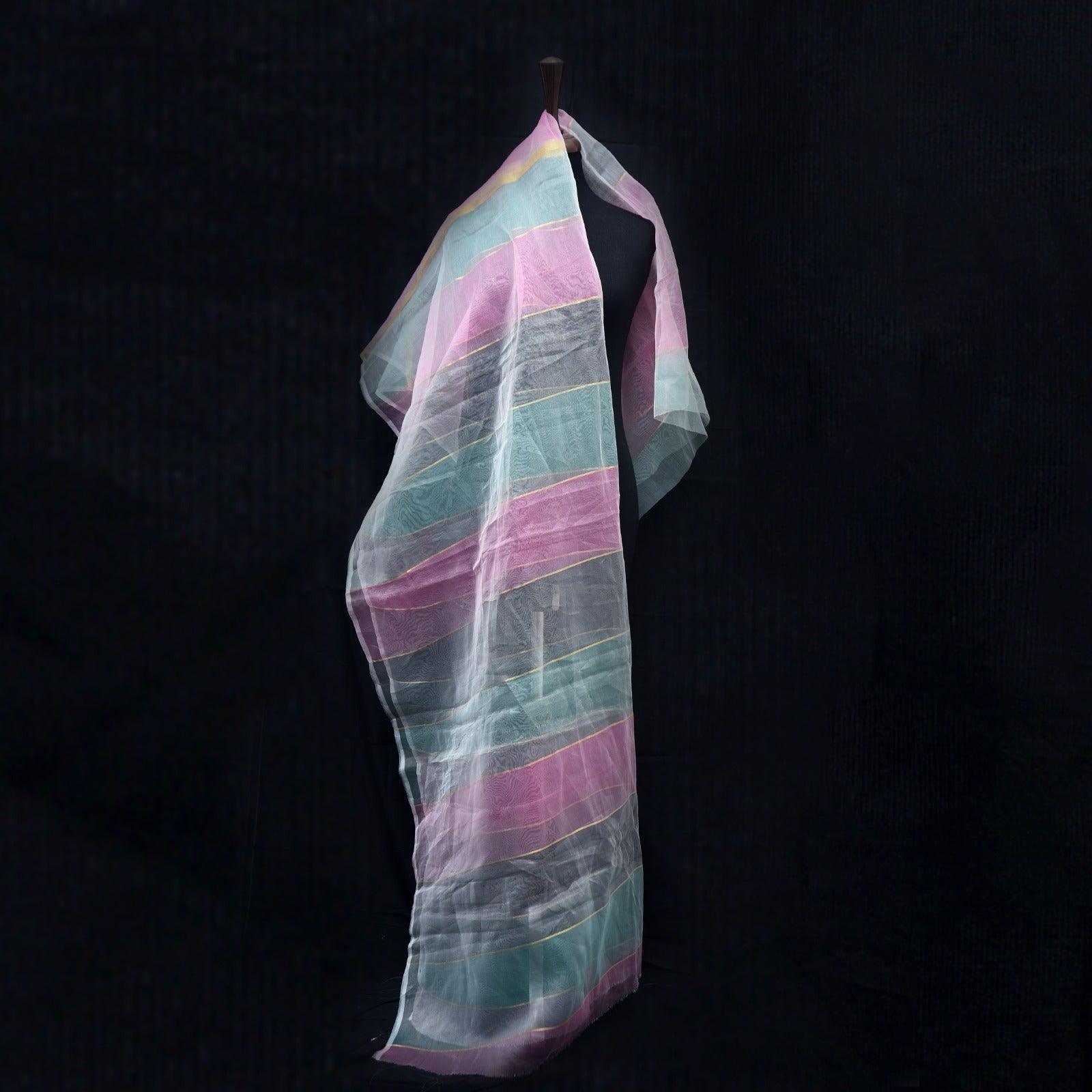 Multi Woven Organza Dupatta