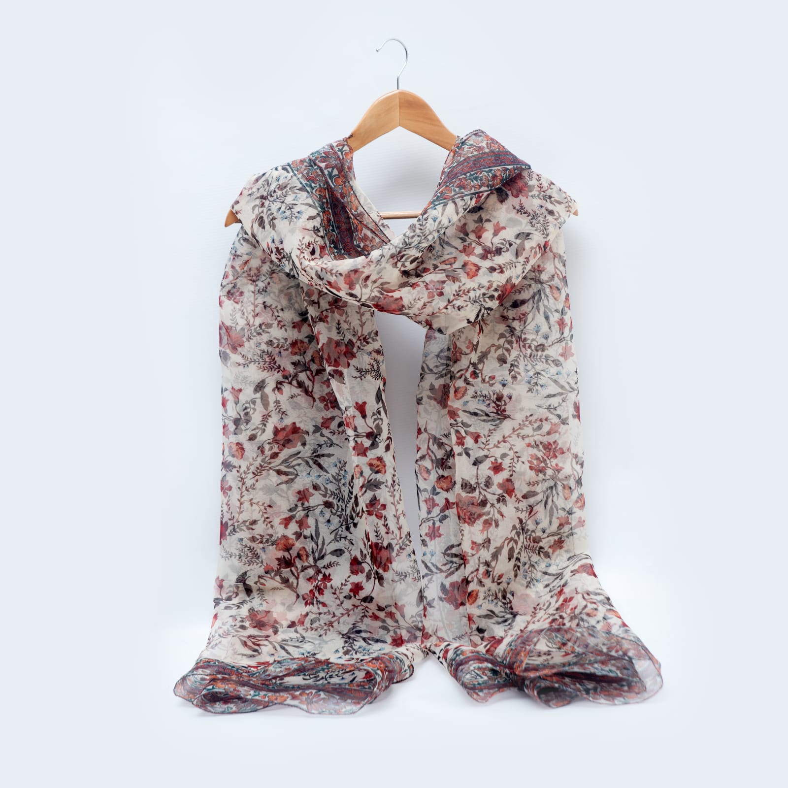 Organza Jall Printed Dupatta,