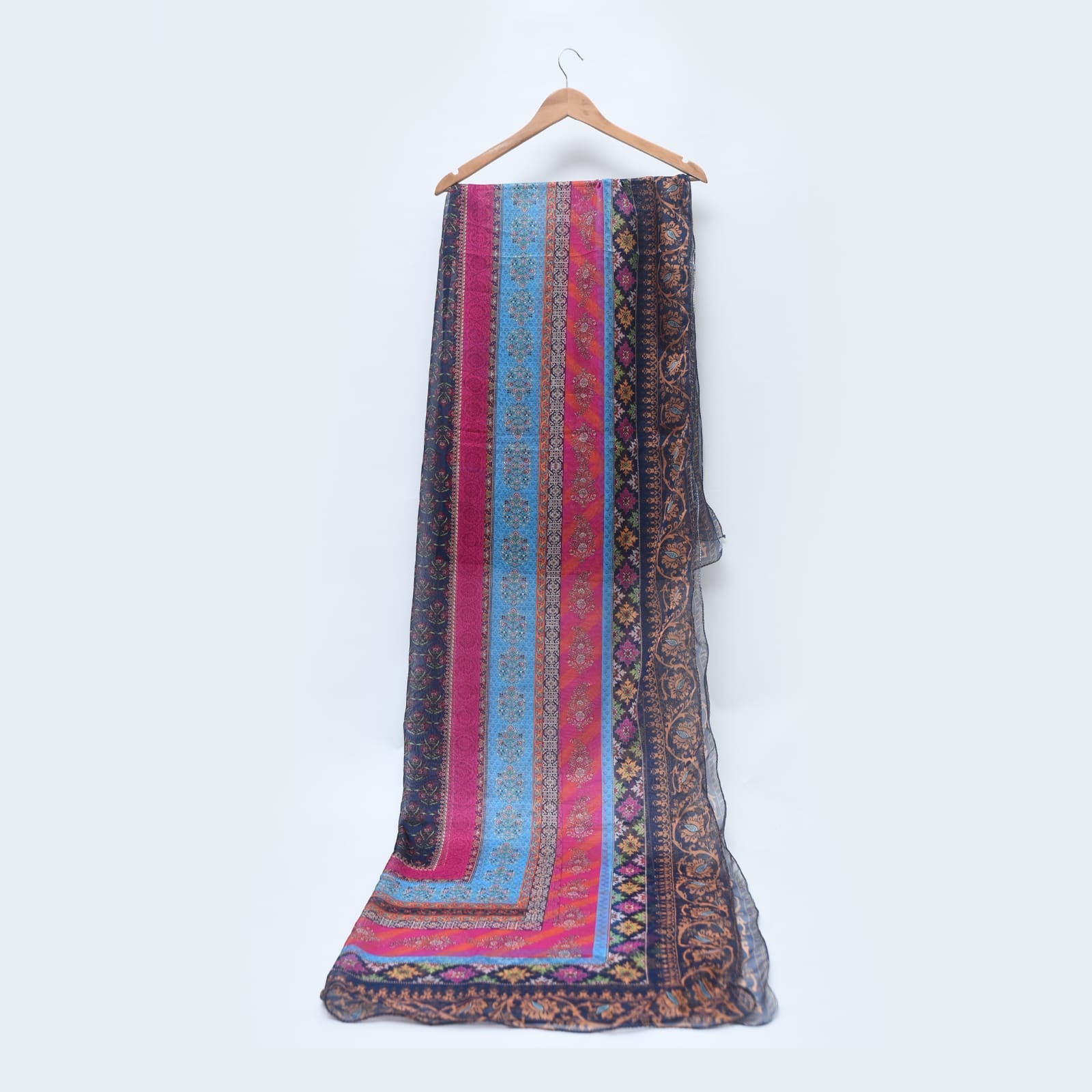 Organza Printed Artistic Dupatta,