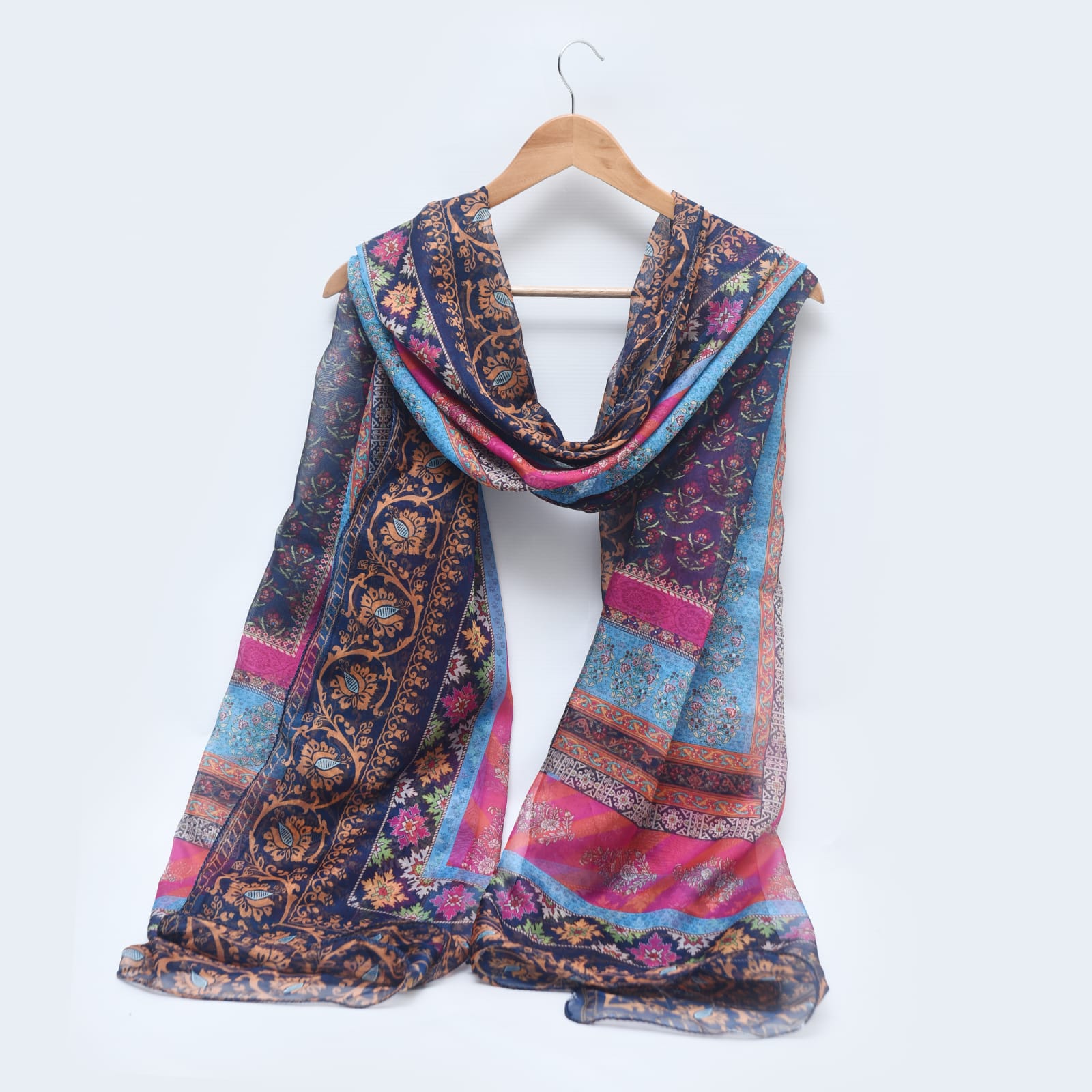 Organza Printed Artistic Dupatta.