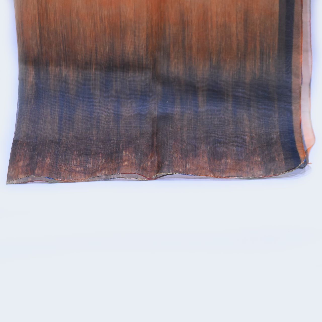 Organza Sunset Orange Printed Dupatta