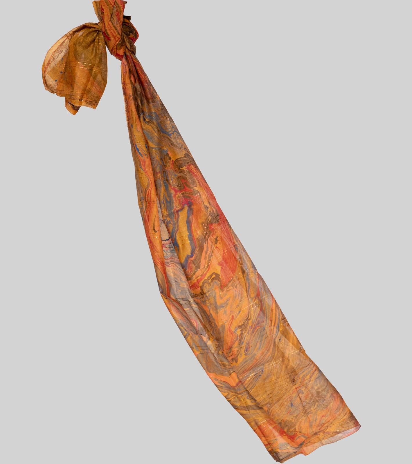 Monark Mustard Multi Digital Printed Dupatta