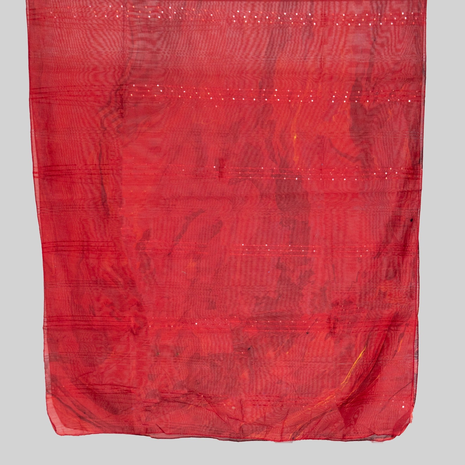 Monark Red Multi Digital Printed Dupatta