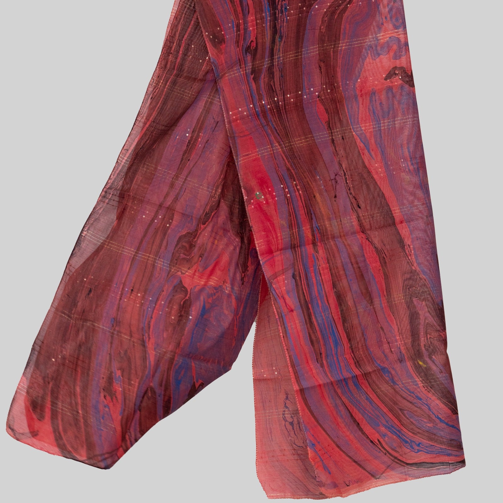 Monark Maroon Multi Digital Printed Dupatta