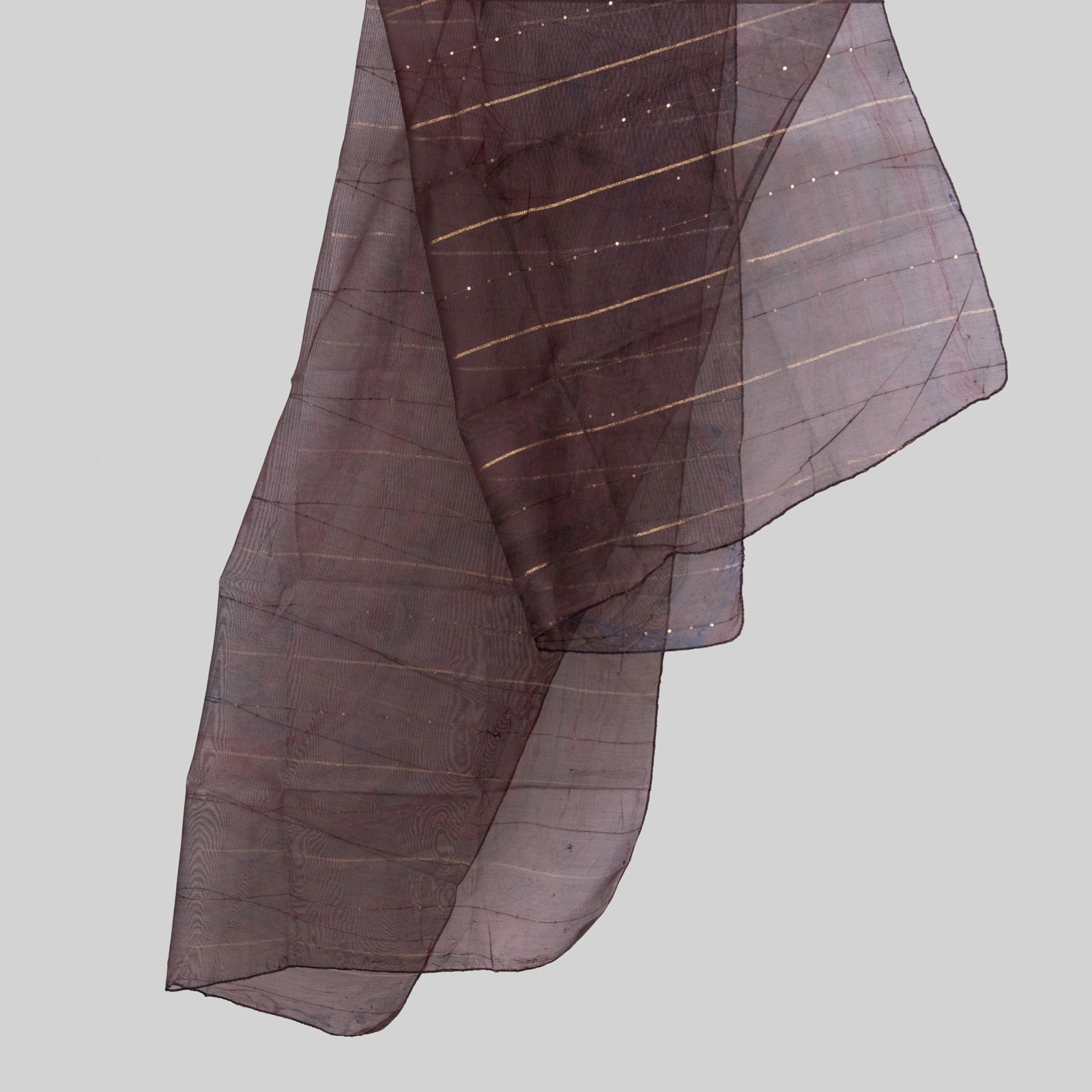 Monark Brown Multi Digital Printed Dupatta