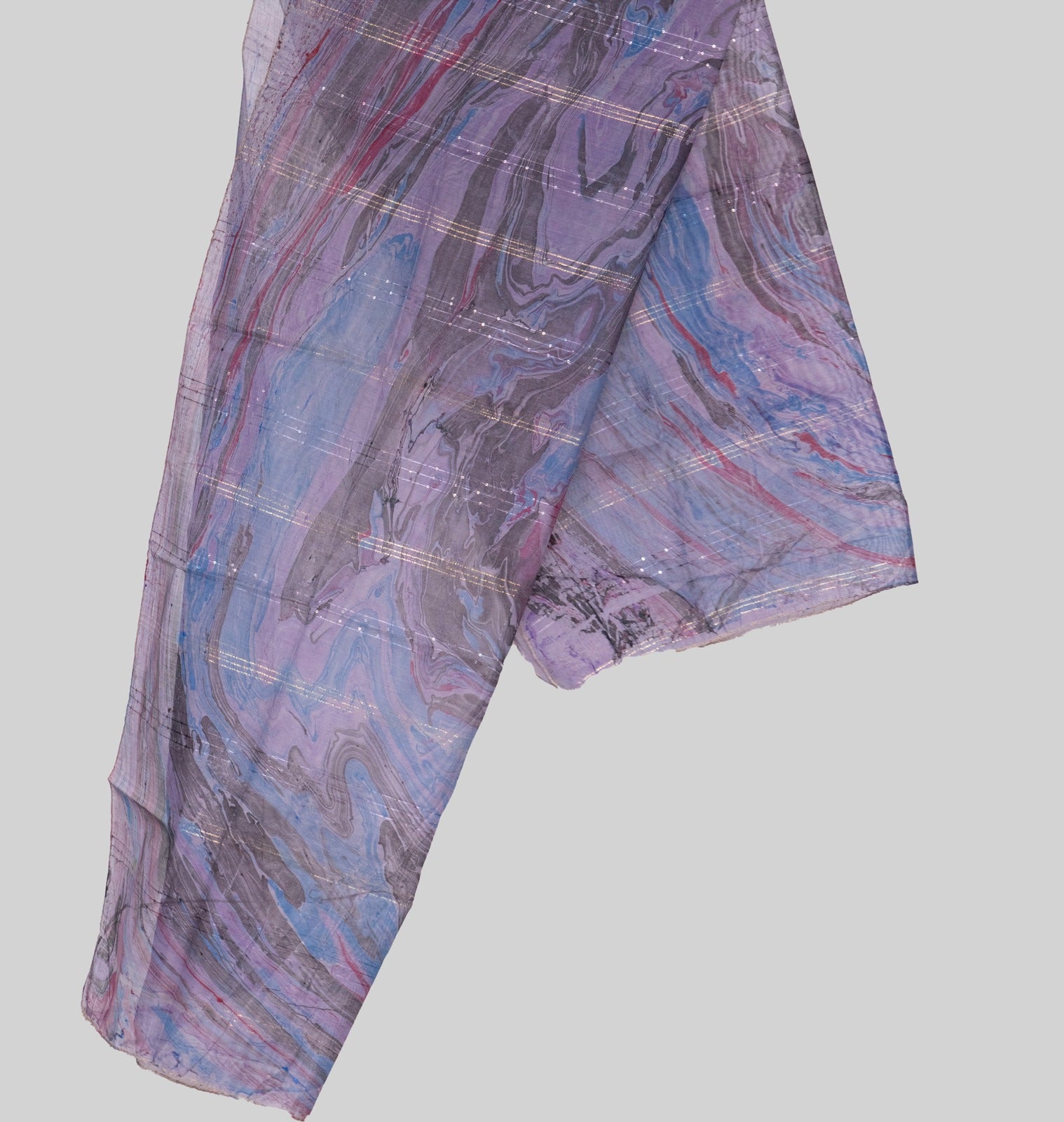 Monark Purple Digital Printed Dupatta