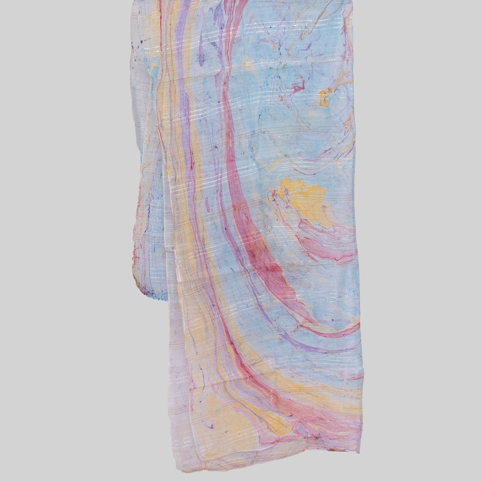 Monark Sky Blue Multi Digital Printed Dupatta