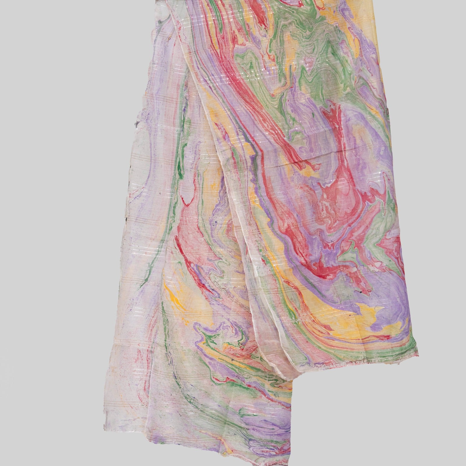 Monark White Multi Digital Printed Dupatta