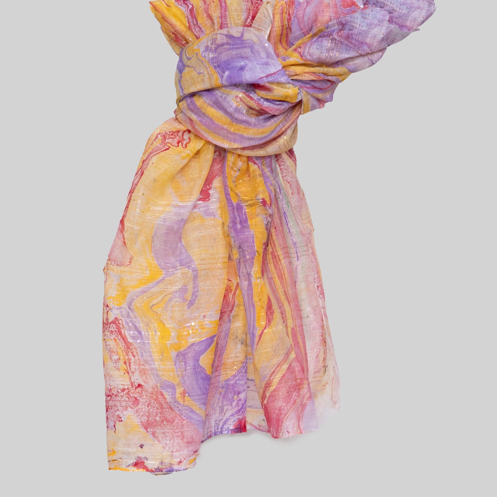 Monark Purple Multi Digital Printed Dupatta