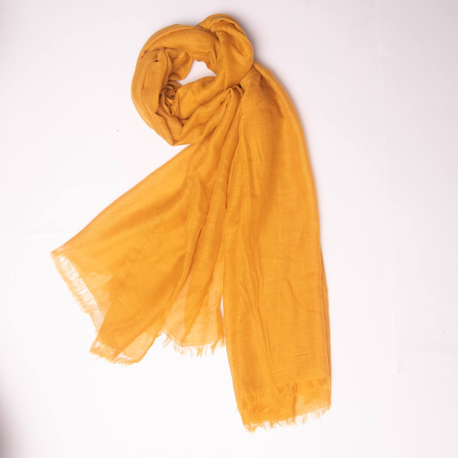 Cotton Mustard Scarf