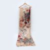 Silk Printed Floral Skin Dupatta