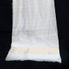 Cotton Silk White Dupatta
