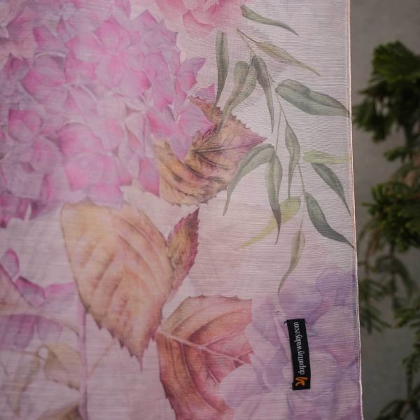 Monark Pink Canopy Floral Printed Dupatta