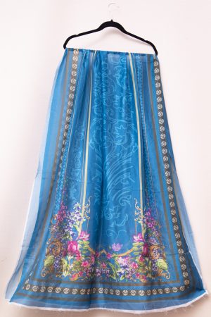 Silk Floral Zink Printed Dupatta