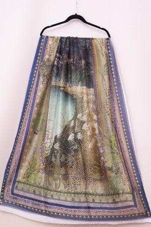 Silk Beach View Printed Dupatta